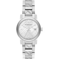 Burberry BU9144 Silver Check Stamped Dial Women's Watch