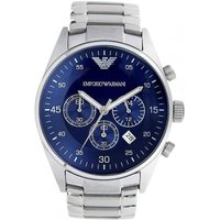 Emporio Armani AR5860 Men's Chronograph Watch with Blue Dial — Mens Watches