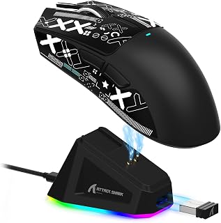 ATTACK SHARK X11 Wireless Gaming Mouse – Tri-Mode, 22K DPI