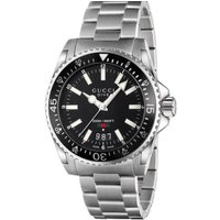 Montre pour homme Gucci YA136301B Dive Silver Matte Black 40 mm