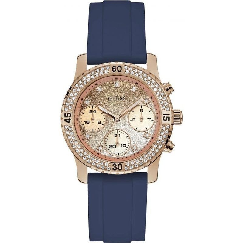 Guess W1098L6 Montre pour femme avec cadran pailleté — Montres pour femmes