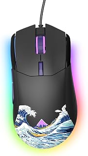 Womier G705 V2 Wired Gaming Mouse – 12000 DPI, RGB