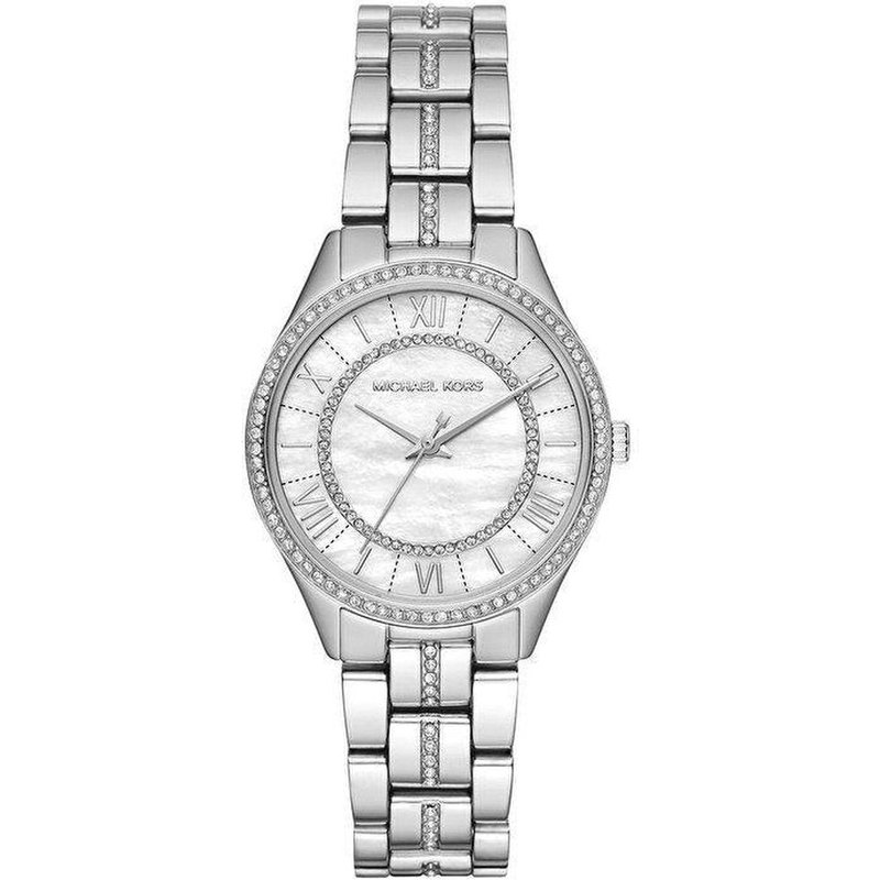 Montre pour femme Michael Kors MK3900 Lauryn avec cadran en nacre et cristal — Montres pour femmes