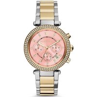 Montre Michael Kors MK6140 Parker chronographe pour femme, cadran rose bicolore