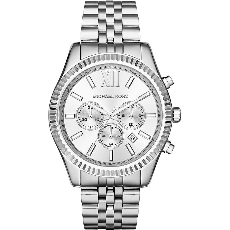 Montre Michael Kors MK8405 Lexington argentée pour homme — Montres pour hommes