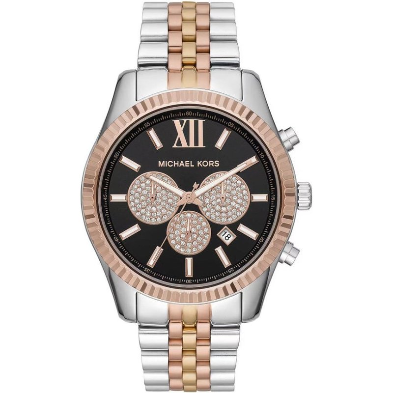 Michael Kors MK8714 Tri Tone Chronograph Men's Watch — Mens Watches