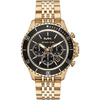 Michael Kors MK8726 Men's Watch Black Dial Gold Tone