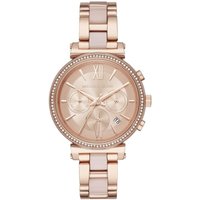Michael Kors Sofie Chronograph Ladies Watch Rose Dial MK6560