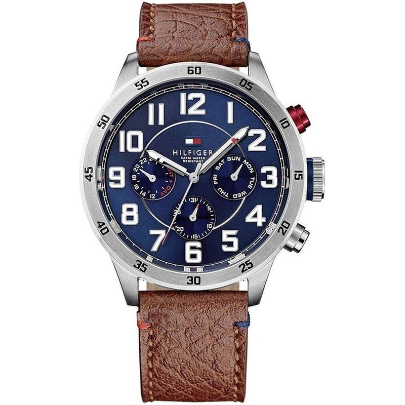 Tommy Hilfiger 1791066 Men's Watch with Leather Strap — Mens Watches