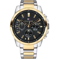 Tommy Hilfiger 1791559 Two Tone Men's Watch with Stainless Steel Band — Mens Watches