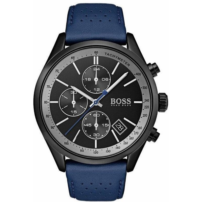 Hugo Boss 1513563 Men's Watch with Leather Strap — Mens Watches