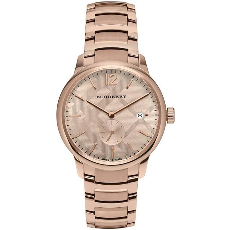 Montre homme ronde classique Burberry BU10013 — Montres pour hommes