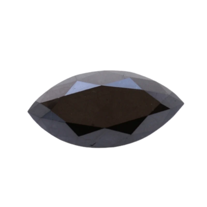 Diamant noir en vrac taille marquise de 2 carats - GemoneDiamonds — Pierres précieuses en vrac