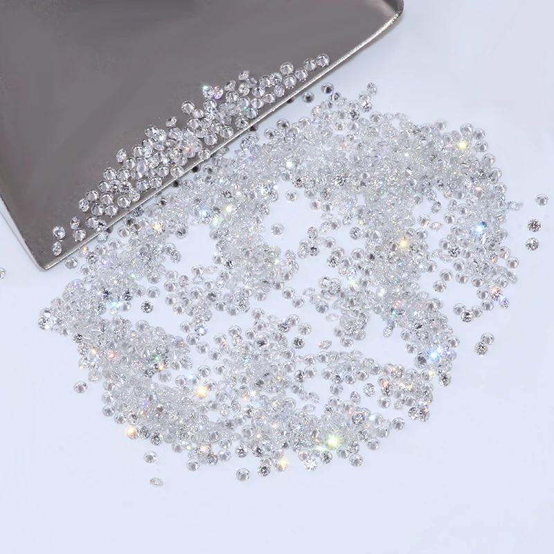 Lot de petits diamants de 1 carat VVS1/2 couleur G/H — Pierres précieuses en vrac