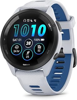 smartwatch: Garmin Forerunner 265 Running Smartwatch, AMOLED Display, Training Metrics and Recovery…