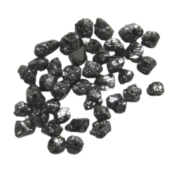 Perles de pierres précieuses en vrac avec diamant noir naturel non coupé de 3 carats par GemoneDiamonds — Perles à bijoux
