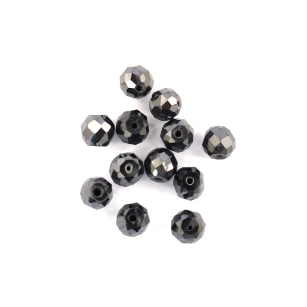 Perles à facettes en diamant noir en vrac de 3 ct par GemoneDiamonds — Pierres précieuses en vrac