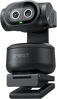 EMEET PIXY Dual-Camera 2K PTZ Webcam with AI Tracking