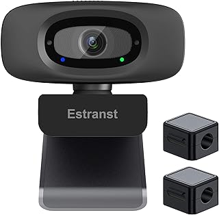2K HD Webcam with Privacy Cover & Noise-Canceling Mic