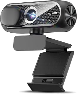1080P Webcam with Noise Cancel & Privacy Cover — Webcams
