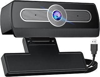 1080P Webcam with Microphone & Auto Light Adjustment — Webcams