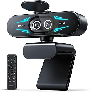 EMEET C60E Dual-Camera 4K Webcam with 11X Zoom — Webcams
