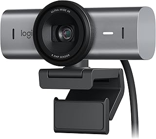Caméra Web Logitech MX Brio 4K avec Intelligence Artificielle
