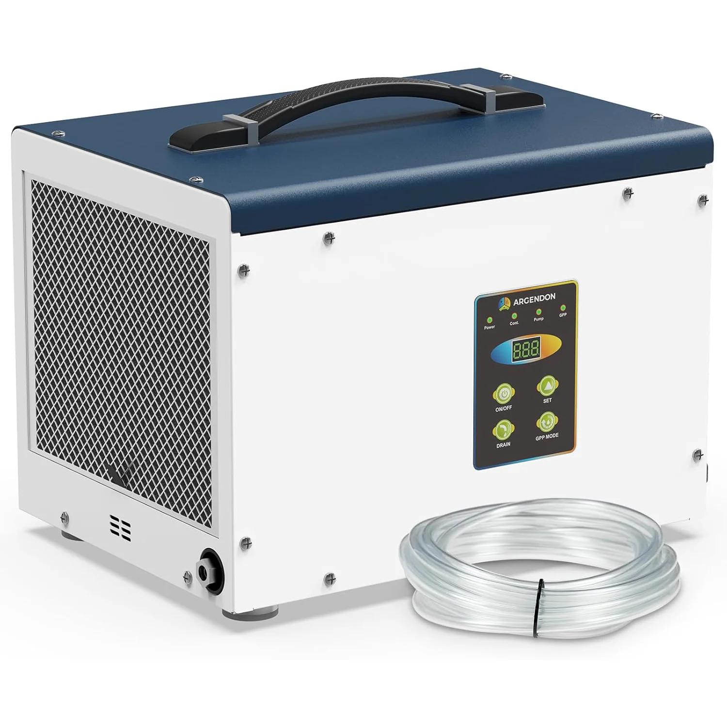 Déshumidificateur Argendon Shield 35P de 70 pintes pour vide sanitaire et sous-sol — Humidificateurs