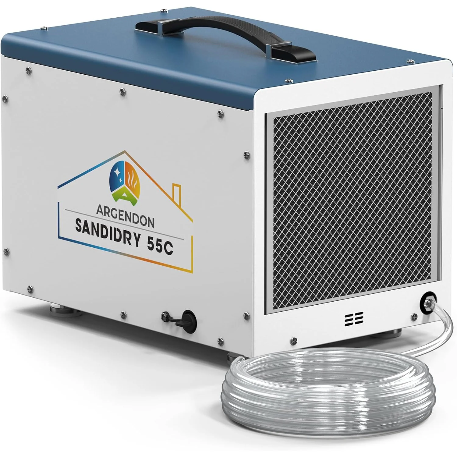 120-Pint Crawl Space Dehumidifier with Pump and Drain Hose | Argendon Sandidry 55c — Humidifier