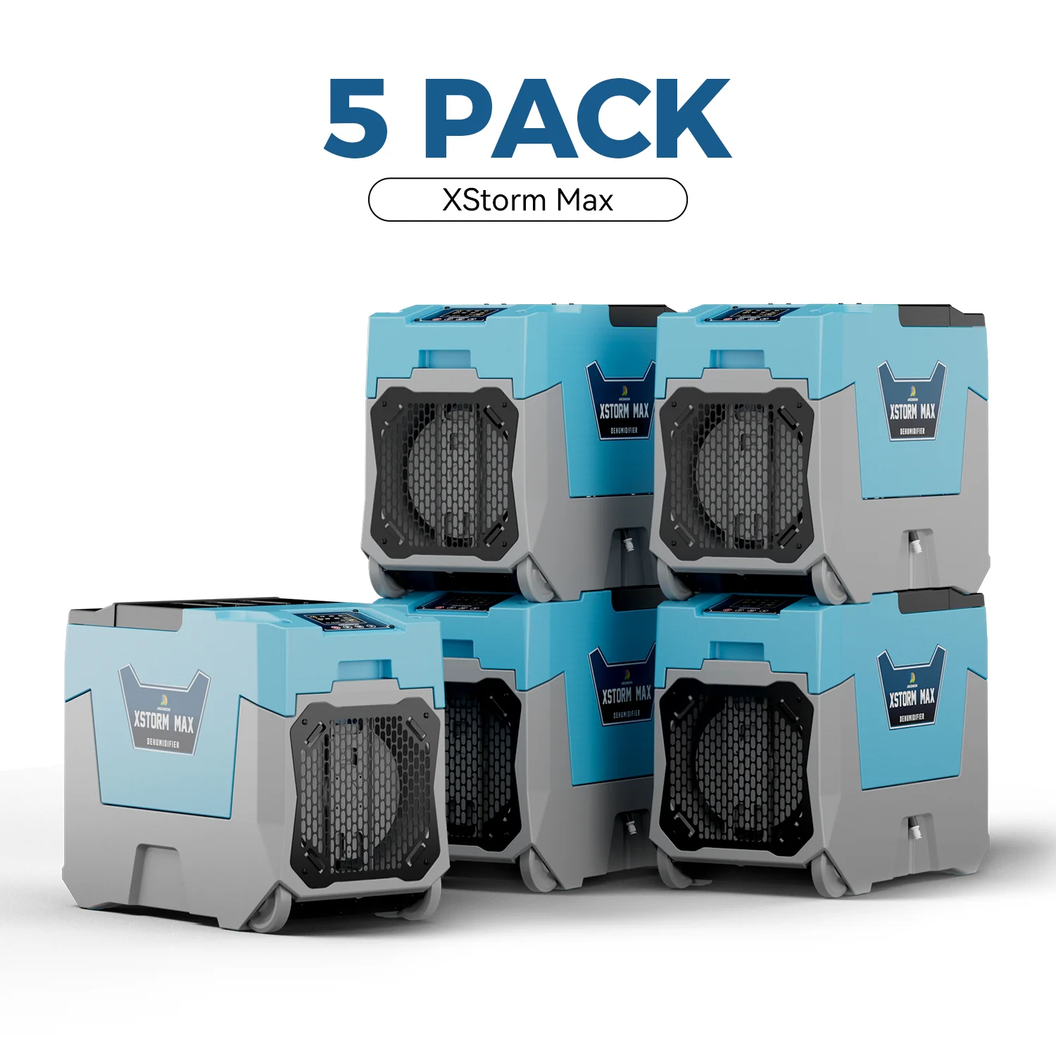 Argendon Wholesale Pack – XStorm Max, 180-Pint Industrial & Commercial Dehumidifier with Pump — Humidifier