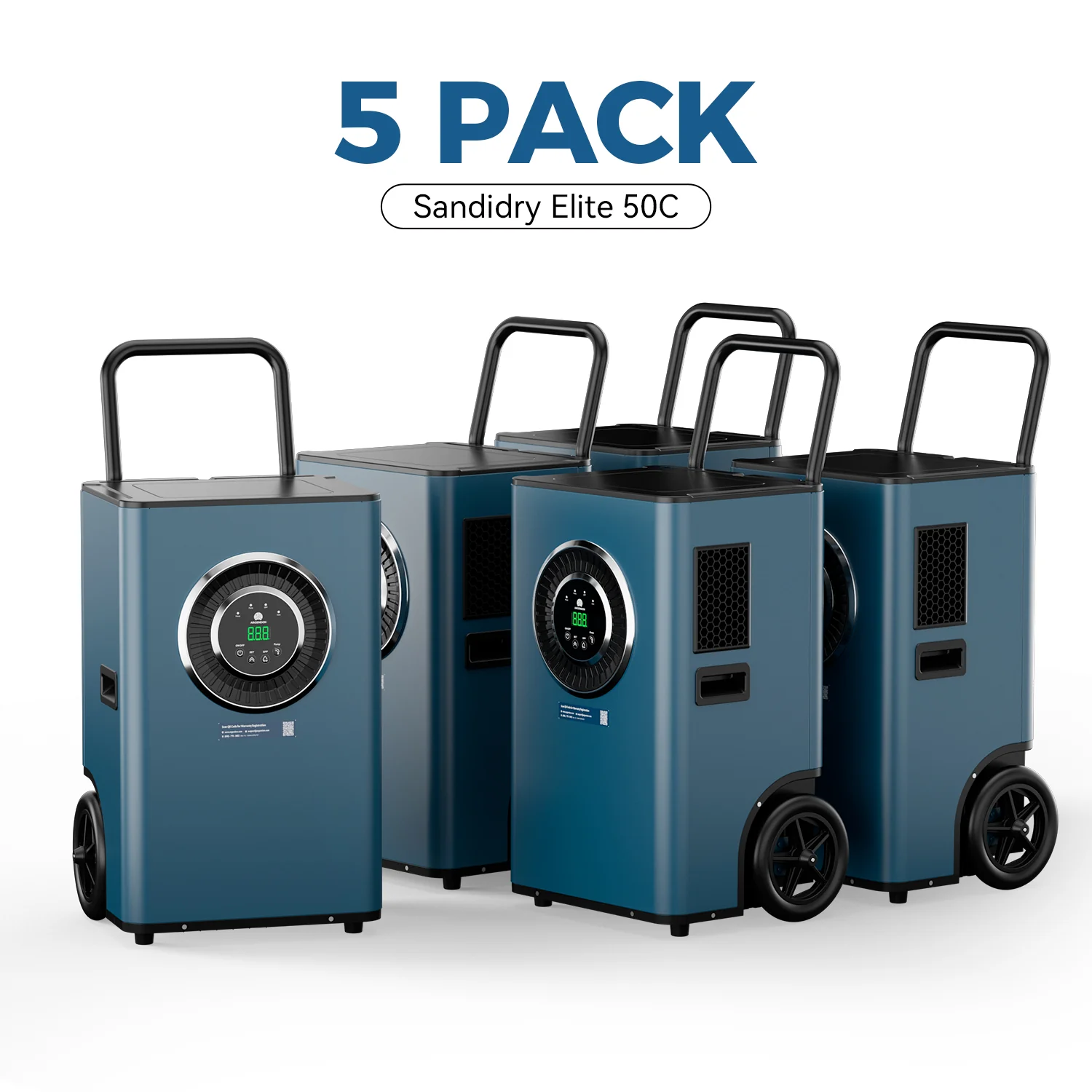 Argendon Wholesale Pack – Sandidry Elite 50C, 110-Pint Slgr Commercial Dehumidifier — Humidifier