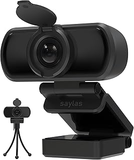 Saylas 1080P Webcam with Microphone, 100° FOV — Webcams