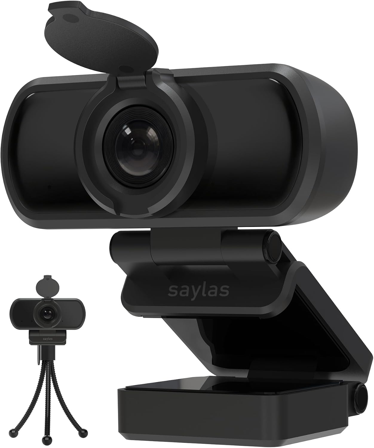 Webcam Saylas 1080P avec microphone, champ de 100° — Webcam