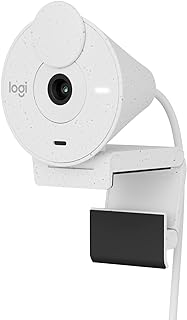 Webcam Logitech Brio 300 FullHD Blanc cassé