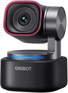 OBSBOT Tiny 3 4K AI Webcam with Tracking and Spatial Audio — Webcams