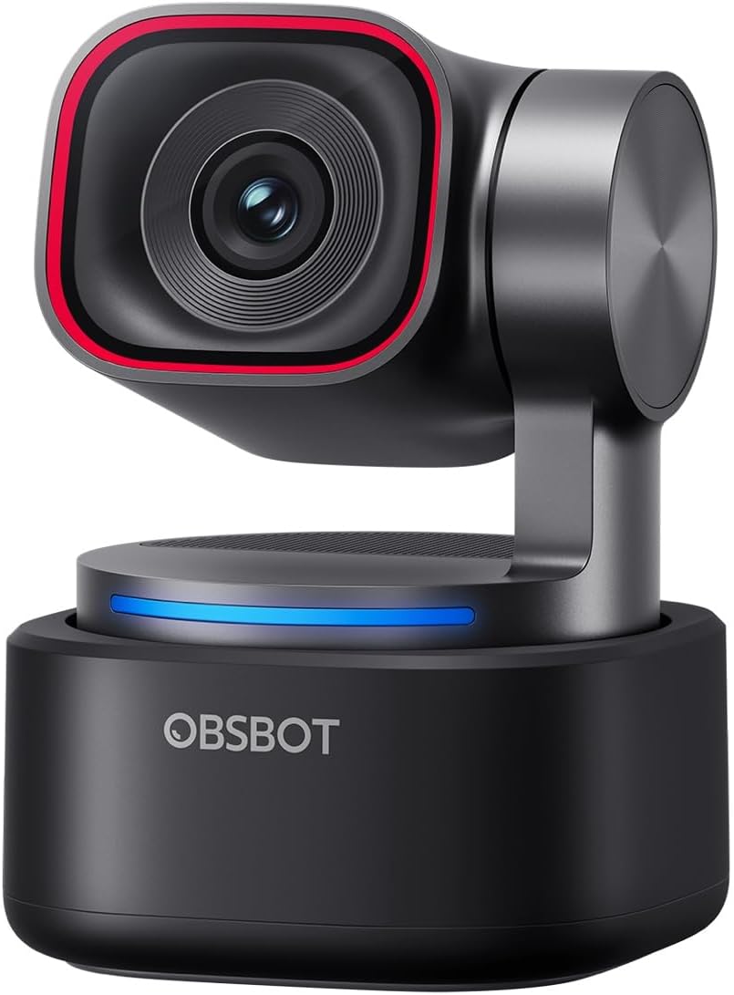OBSBOT Tiny 3 Webcam 4K avec suivi IA et audio spatial — Webcam