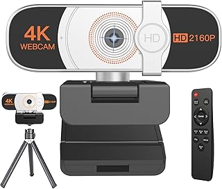 4K Webcam with Auto-Zoom and Remote Control — Webcams