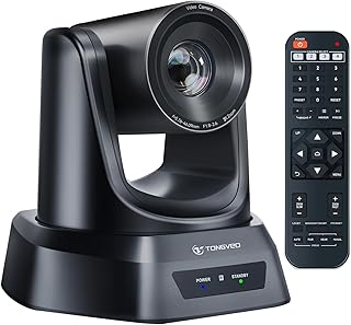 Caméra PTZ TONGVEO 1080P Zoom Optique 3X Suivi Auto