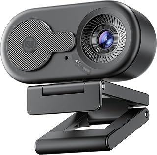 Webcam EMEET C100 2K avec Micro Intégré et Pare-vue