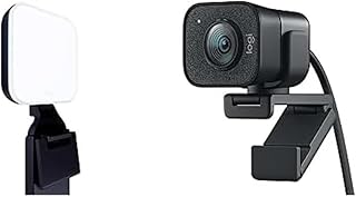 Logitech StreamCam Premium Webcam + Litra Glow LED Light — Webcams