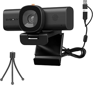 Webcam ht avec réduction de bruit 3D et double micro IA