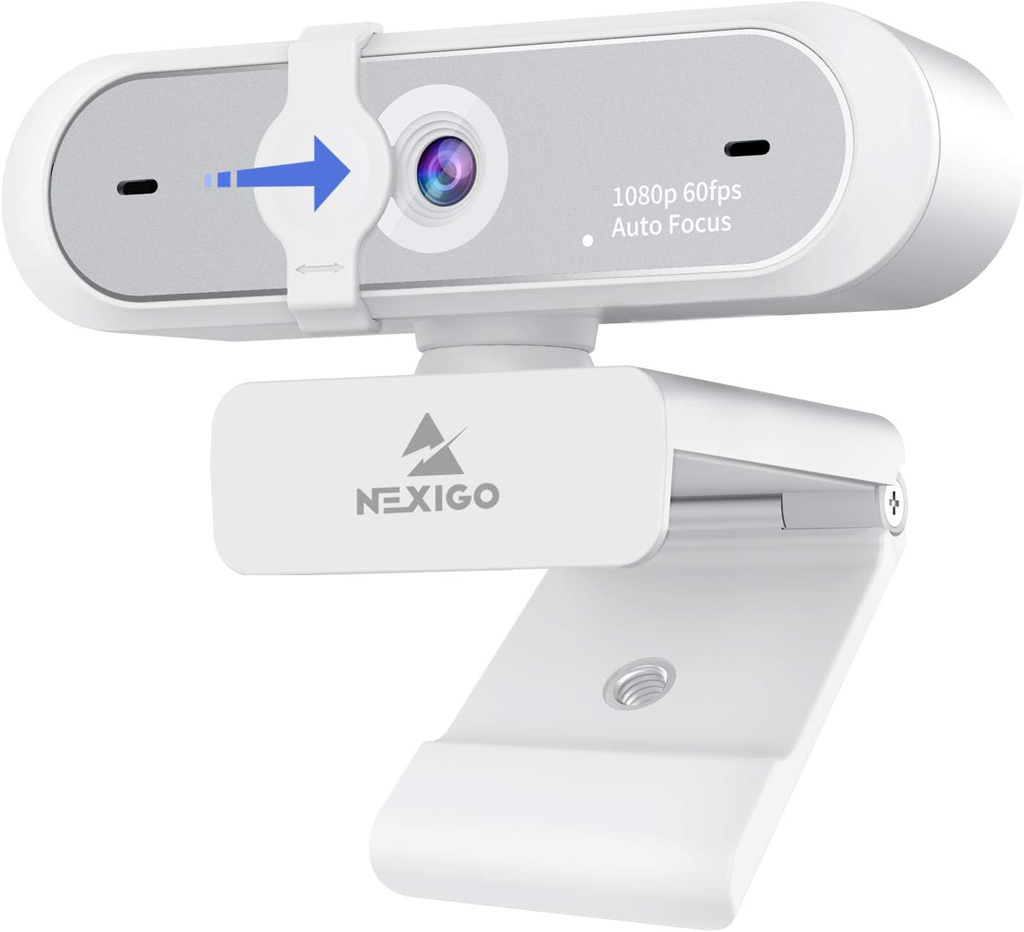Caméra Web NexiGo N660P 1080P 60FPS avec Double Micro et Cache — Webcams