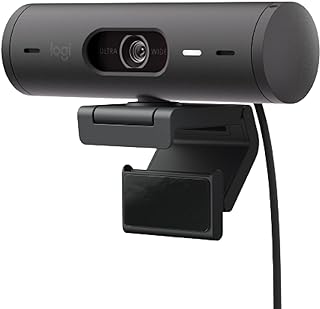 Logitech Brio 501 Webcam Full HD avec correction de lumière automatique