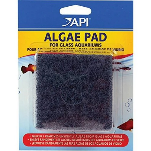 API, Doc Wellfish's Hand Held Algae Pad for Glass Aquariums, Algae Pad - Glass — Aquarium Accessories