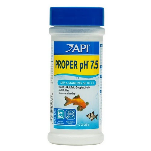 API, Proper pH 8.2 Aquarium Water Treatment, pH 7.5 - 260 Gram Jar — Aquarium Accessories