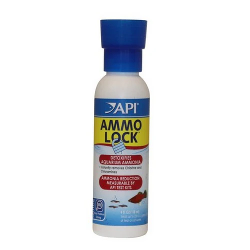 API, Ammo Lock Ammonia Detoxifier for Aquariums, 4 oz (Treats 236 Gallons) — Aquarium Accessories