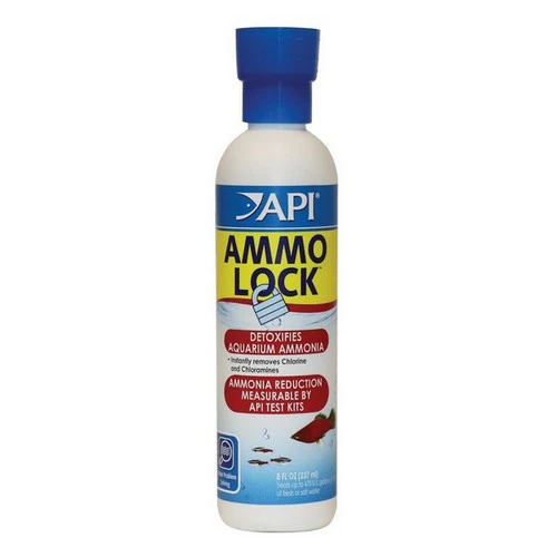 API, Ammo Lock Ammonia Detoxifier for Aquariums, 8 oz (Treats 474 Gallons) — Aquarium Accessories