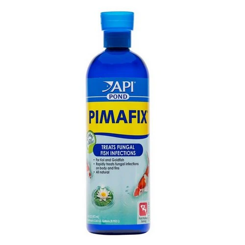 Pond Care, PimaFix Antifungal Remedy for Koi & Goldfish, 16 oz (Treats 2,400 Gallons) — Aquarium Accessories