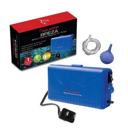 Aquatop, Breza Battery Powered Aquarium Air Pump, 1 Count — Aquarium Accessories