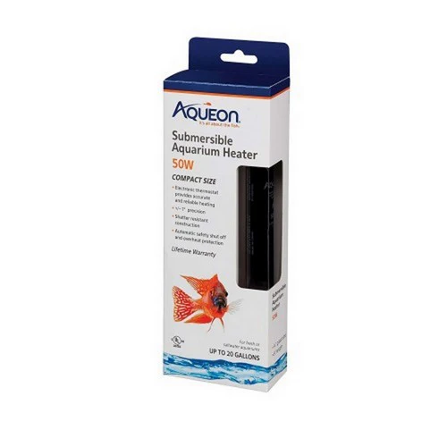 Aqueon, Submersible Aquarium Heater, 50 Watt — Aquarium Accessories
